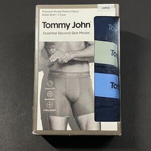 NWT Tommy John Second Skin Boxer Briefs - Modal Blend - Navy